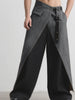 Men's Deconstructed Color Block Layered Pocket Pant SKUL31860