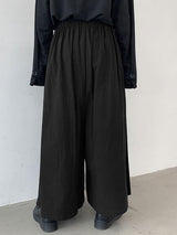 Mens Plain Solid Color Loose Baggy Wide Leg Pants SKUD81299