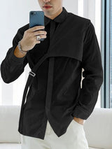 Mens Plain Long Sleeve Shirt SKUJ12326