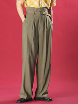 Men's High Waist Casual Wide Leg Pants SKUH95667