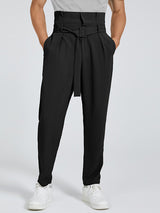 Mens Casual Belt Big Pocket Pants SKUI44876