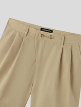 Mens Solid Casual Shorts With Pocket SKUJ99728