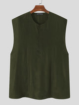 Mens Plain Sleeveless Shirt SKUJ19049