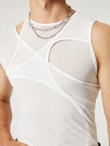 Mens Cutout Mesh See Through Tank Top SKUJ25410