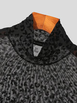 Mens Leopard Mesh See Through T-Shirt SKUK06041