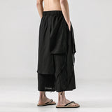 Mens Gothic Punk Hippie Asymmetric Harem Pants SKUE88640