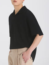 Mens Split Hem Drop Shoulders Shirts SKUH27126